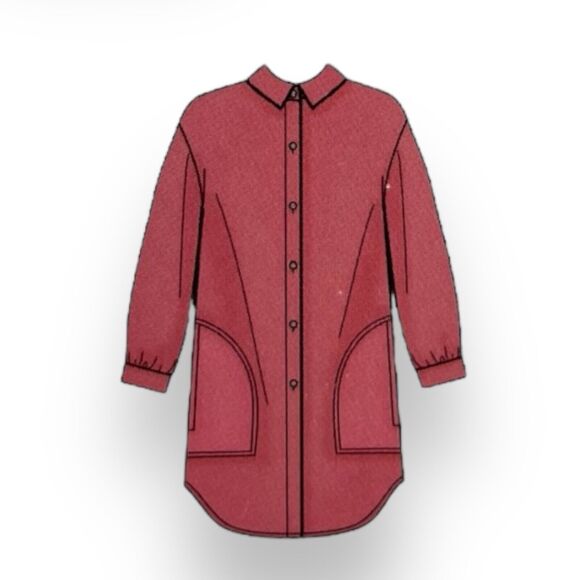 UNCUT NEW LOOK Sewing Pattern 6561 Misses Women Ladies Shirts, Blouse, Top 8-20 - Picture 5 of 11